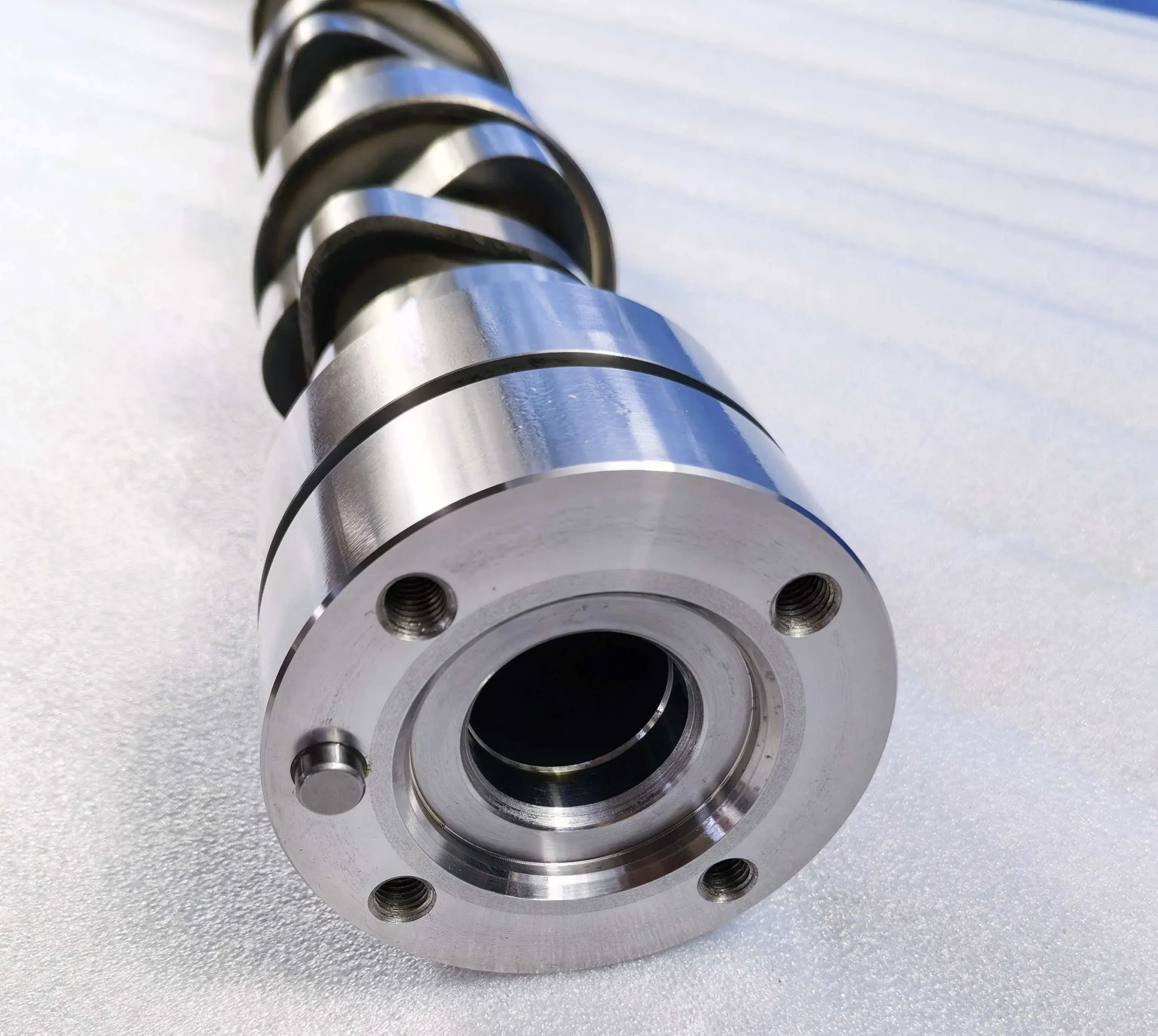 Heavy-duty diesel camshaft for engine timing and valvetrain applications