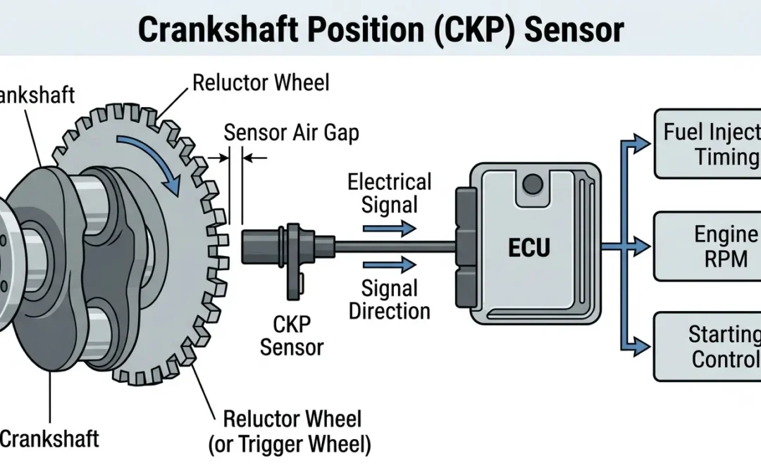 How to Test a Crankshaft Position Sensor on a Diesel Engine