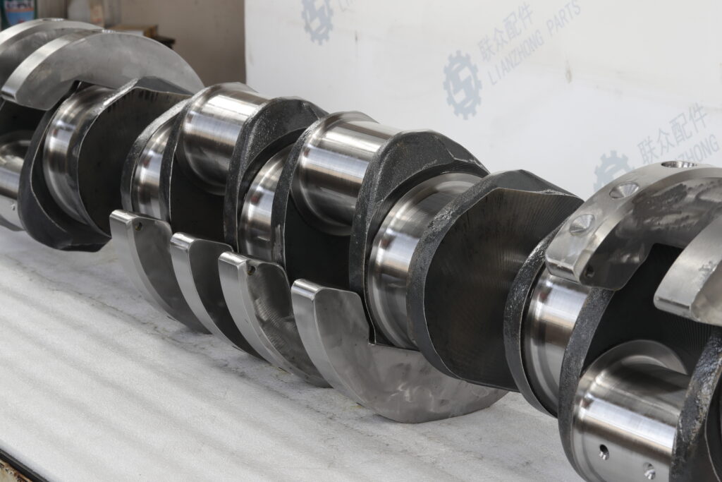 Cummins K38 crankshaft 3648630 with polished journals and counterweights