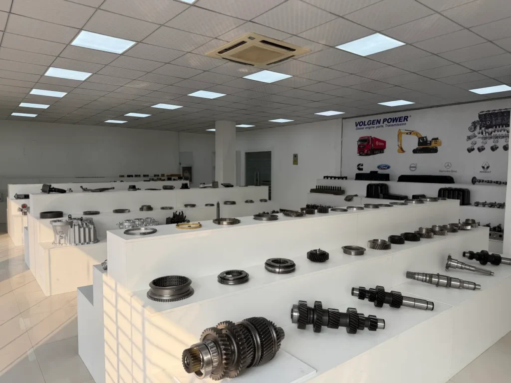 Bulk Volvo transmission parts supplier warehouse inventory display Wholesale Volvo transmission parts gearbox parts bulk supply-volgen power