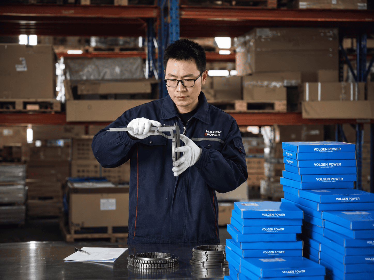 quality inspection of volvo transmission parts before dispatch