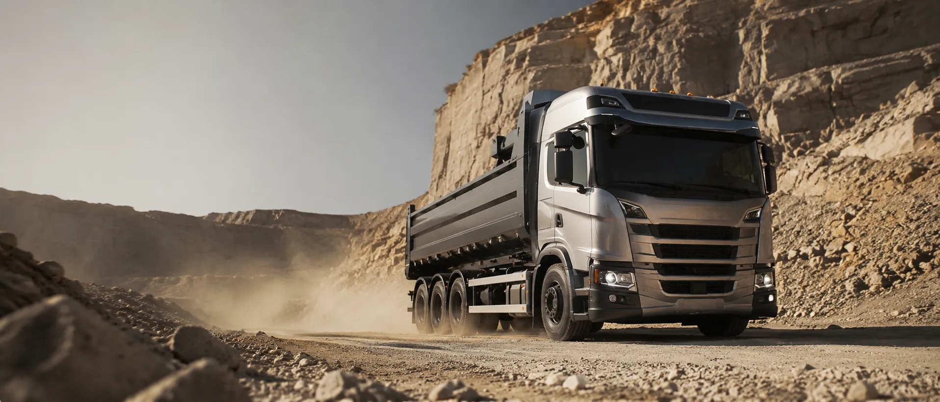 Heavy-duty truck in quarry application for Scania DC12 and DC13 engine parts