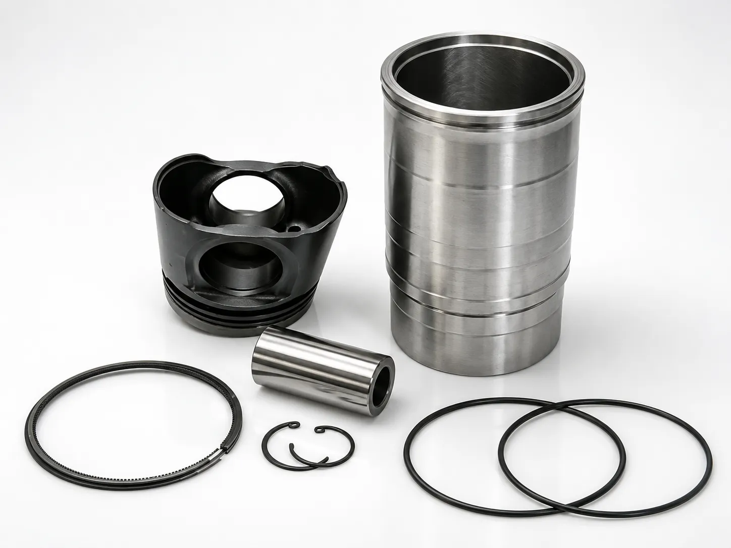 Scania DC12 and DC13 engine overhaul kit with pistons liners rings and gasket components