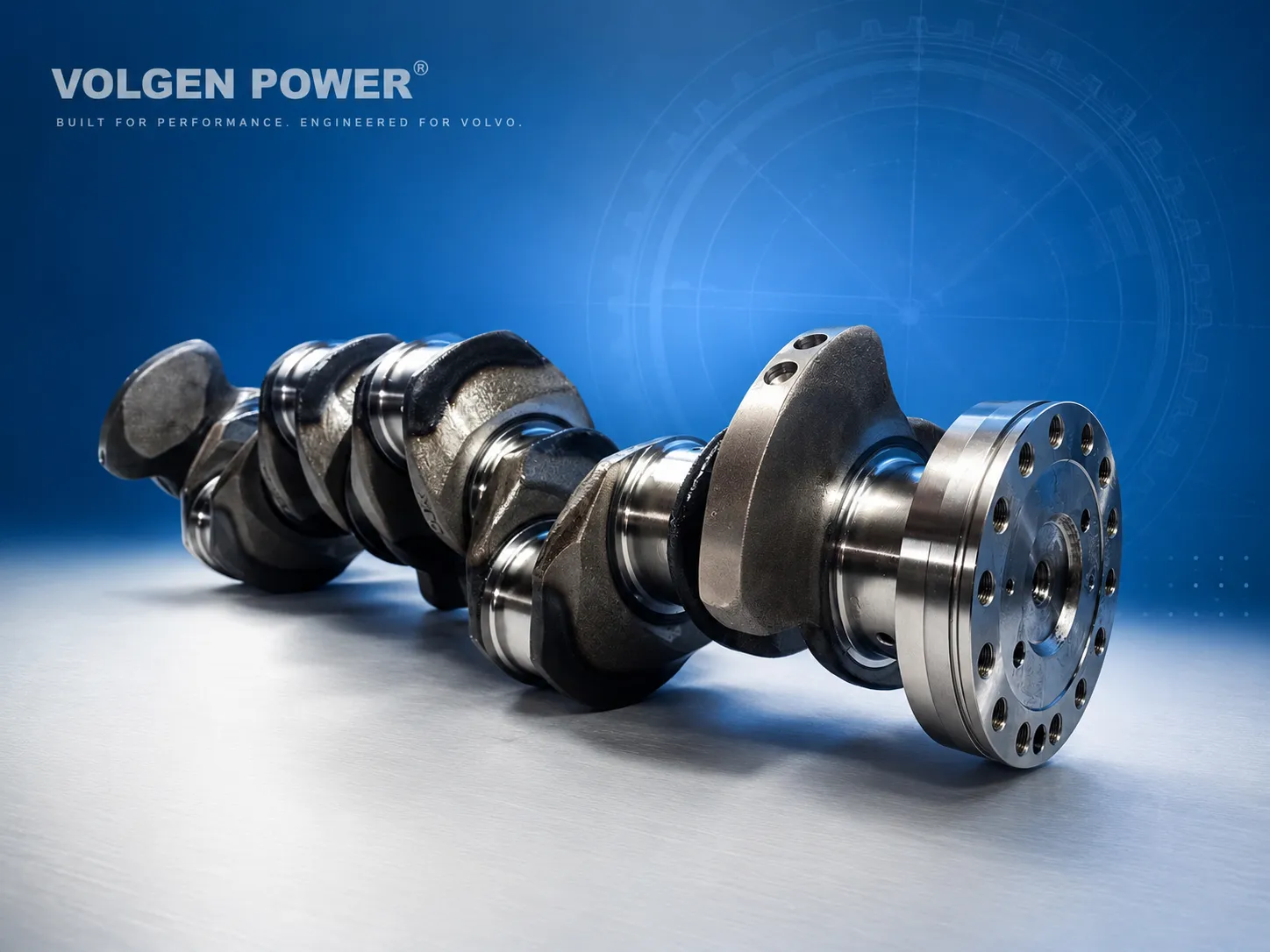 Volvo D13 crankshaft for Volvo engine parts replacement sourcing
