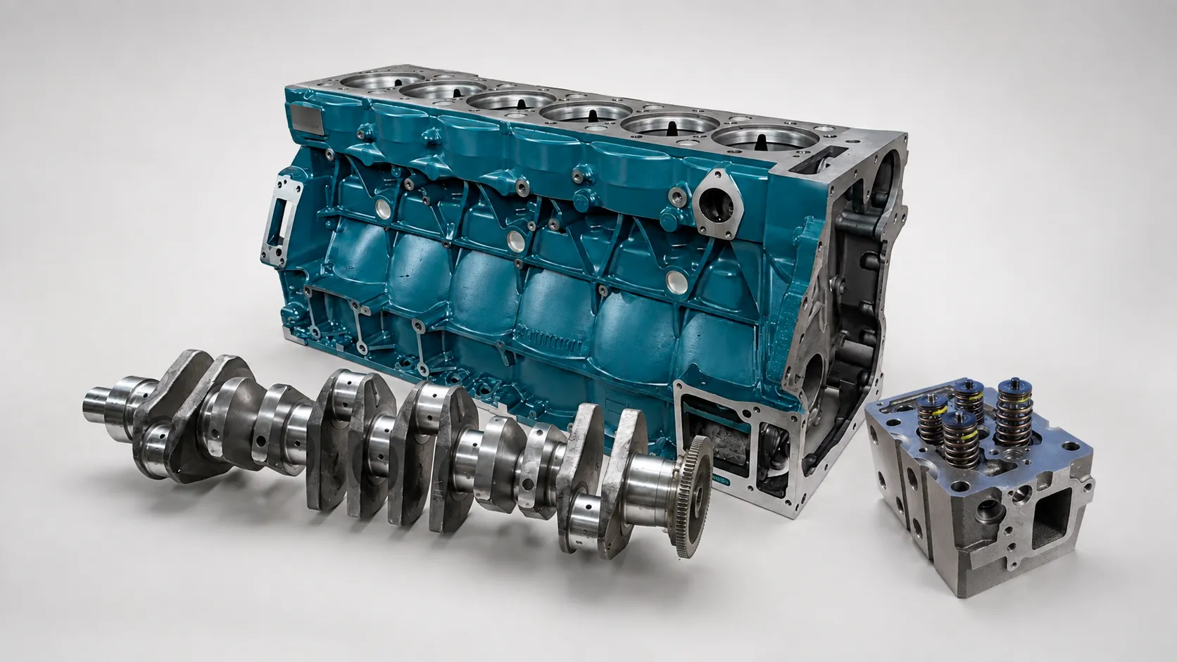 Weichai diesel engine cylinder block, crankshaft and cylinder head for replacement parts sourcing