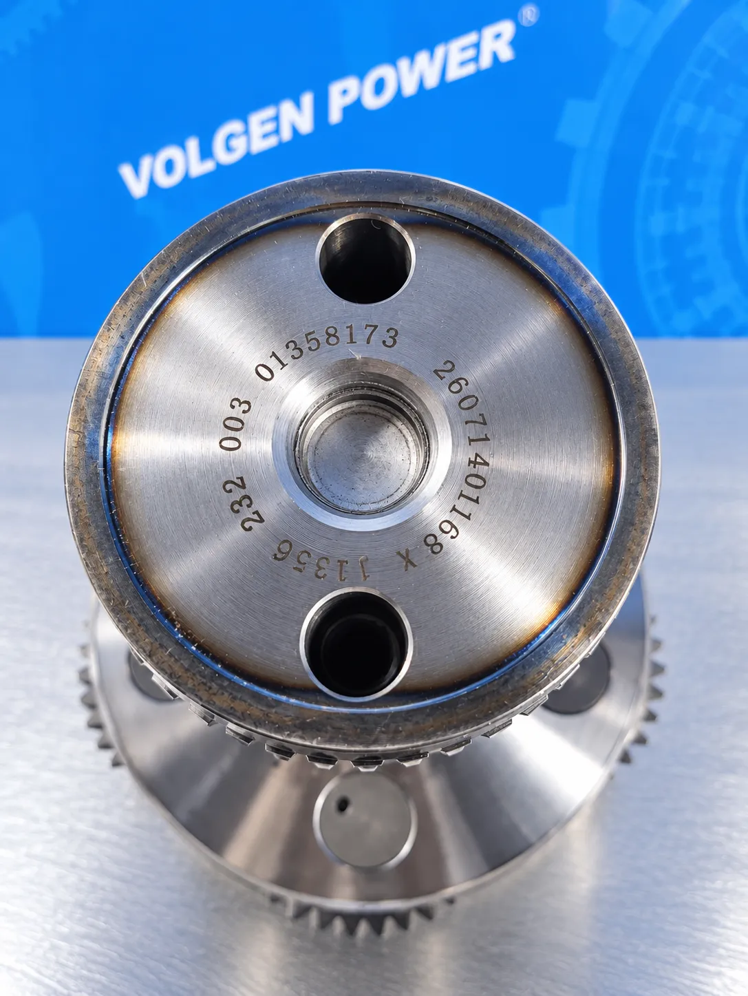 ZF planetary carrier identification detail showing transmission part numbers